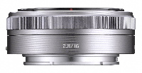 No it isn't a teleconverter -- it's is the NEX 16mm low profile lens. The smallest and fastest of the NEX lenses, it also has the widest angle of view.