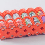 Bottom of Storacsell 12-pack battery caddy