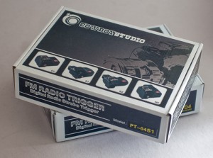 Boxed set of Cowboy Studio Wireless Flash Triggers
