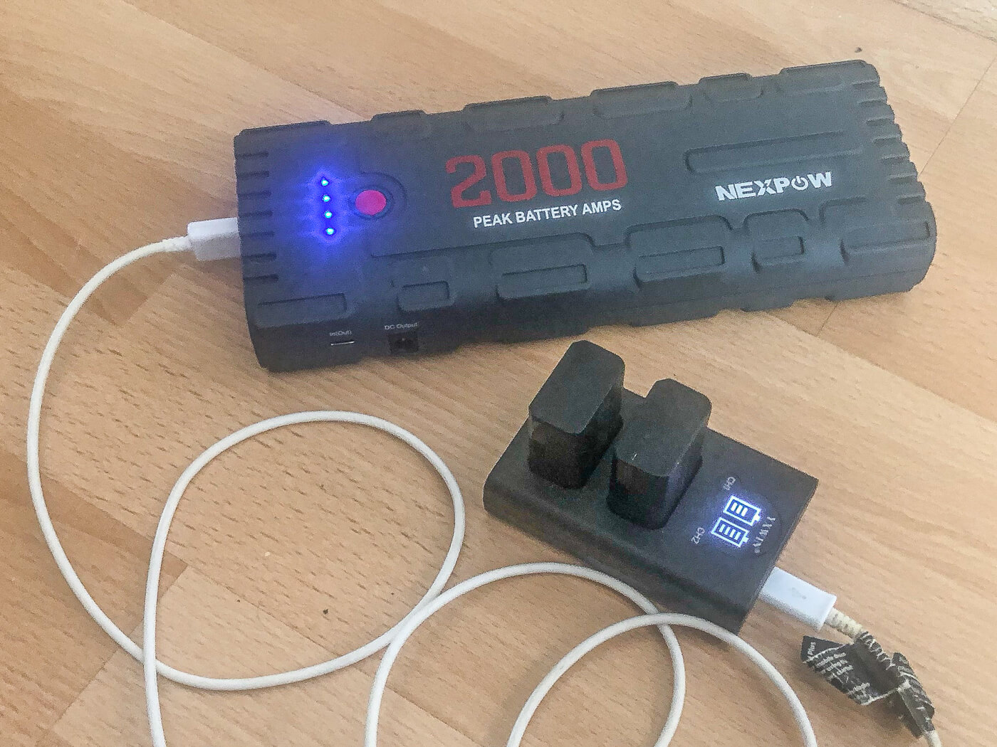 NP-FW50 battery charger and power bank